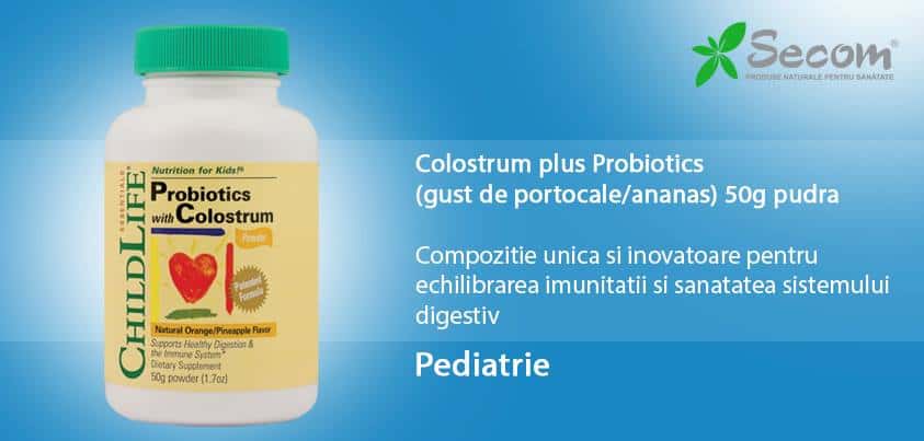 Colostrum cu probiotice Secom