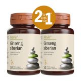 Ginseng Siberian, 30 comprimate, Alevia (1+1 GRATIS)