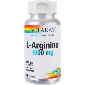 L-Arginine, 30 tablete, Solaray (Secom)