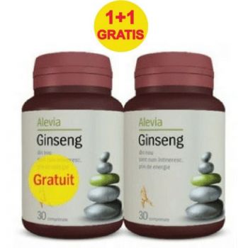 Ginseng, 30 capsule, Alevia (1+1 GRATIS)